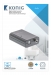Digitale Audio Converter 1x S/PDIF - TosLink Female Donkergrijs