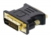 DVI-Adapter DVI-I 24+5-Pins Male - VGA Female 15-Pins Antraciet