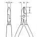 Zijsnijtang slanke vorm 125 mm