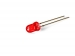 5mm standaard LED lamp rood water - helder