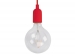 DESIGN LAMPHOUDER MET TEXTIELKABEL - ROOD