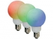 LAMPL80RGB RGB LEDLAMP - E27 - 20 LEDS - Ø80mm