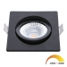 LED inbouwspot 5W DimToWarm 85mm 36gr vierkant verstelbaar zwart