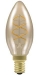 PO2760000 LED kaars filament spiraal gold E14 3W 2000K dimbaar