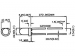 LED 3mm GEEL DIFFUUS - 15mcd