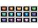 LED-SCHIJNWERPER VOOR BUITENSHUIS - 10W RGB LED-CHIP - IR-AFSTANDSBEDIENING