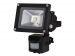 LEDA3001WW-BP LED-SCHIJNWERPER VOOR BUITENSHUIS MET PIR-SENSOR - 10 W EPISTAR CHIP - 3000 K
