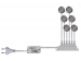 LED-BINNENVERLICHTING - INBOUWMONTAGE - 6 x 0.3 W - WARMWIT