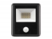LED-SCHIJNWERPER VOOR BUITENSHUIS - 30 W, NEUTRAALWIT - ZWART - PIR-SENSOR