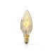 LEDBTFE14CAN LED-Filamentlamp E14 | Kaars | 3 W | 100 lm | 2000 K | Warm Wit | Retrostijl | Aantal lampen in verpakking: 1 Stuks | Goud