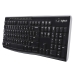 K270 Draadloos toetsenbord Standaard USB US International Zwart