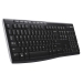 K270 Draadloos toetsenbord Standaard USB US International Zwart