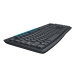 K270 Draadloos toetsenbord Standaard USB US International Zwart