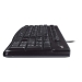 MK120 Bedrade Muis en toetsenbord Standaard USB US International Zwart