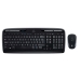 LGT-MK330-US MK330 Draadloze Muis en toetsenbord Multimedia US International Zwart/Zilver