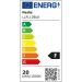 LED-Bouwlamp | 4000 K | Nominale lichtstroom: 1620 lm | IP65 | 1.00 m | Energieklasse: F | 220 - 240 V AC 50/60 Hz | 20 W