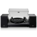 Platenspeler met Bluetooth® en twee externe luidsprekers Zwart