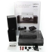 Platenspeler met Bluetooth® en twee externe luidsprekers Zwart