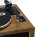 Platenspeler met 4 ingebouwde luidsprekers en bluetooth-ontvangst Wood