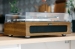 Platenspeler met 4 ingebouwde luidsprekers en bluetooth-ontvangst Wood