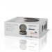 Houten retro platenspeler met ingebouwde speakers, Bluetooth® en AT3600L cassette Grijs
