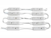 LSL2CW DECORATIEVE LEDMODULES - 10 ST. - 12V - KOUDWIT