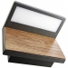 MANAO DECORATIEF LED-WANDARMATUUR 13W ANTRACIET/HOUT (IP65)