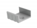 MC-SL7-STEEL MONTAGEBEUGEL VOOR ALUMINIUMPROFILE VOOR LEDSTRIP SLIMLINE 7 mm - VERENSTAAL - ZILVER