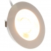KA201481 Meubelinbouwspot 12Vac wit metaal met vaste dimbare 3W LED-lamp