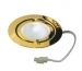 KA201904 Meubelinbouwspot goud kleurig, incl. 12V LED-lamp 1.2W G4-fitting