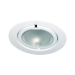 Meubelinbouwspot metaal, wit 12V 10W halogeenlamp G4-fitting