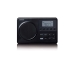 MPR-035BK Compacte Draagbare FM Radio met LCD Scherm Zwart