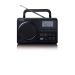 MPR-035BK Compacte Draagbare FM Radio met LCD Scherm Zwart