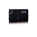 MPR-035BK Compacte Draagbare FM Radio met LCD Scherm Zwart