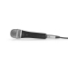 MPWD50BK Bedrade Microfoon | Cardioïde | Afneembare Kabel | 5.00 m | 50 Hz - 15 kHz | 600 Ohm | -72 dB | Aan/uit knop | Inclusief reiskoffer | Metaal | Grijs / Zwart