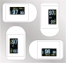 Saturatiemeter Wit/Grijs