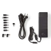 NBARU150WBK Laptopadapter | Universeel met 9 stekkers & USB | 150 W | Uitgang 12 V - 24 V
