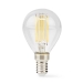 Nedis filament LED kogellamp 470 lumen 4.5W E14 230V 2700K helder dimbaar