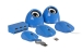 4 Poorten Hub USB 2.0 Blauw
