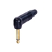 NTR-NP2RX-B 2 polige 1/4" professionele haakse phone plug, gouden contacten, zwarte huls