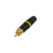 NTR-NYS373-4 Composiet Video Connector RCA Male Male Zwart