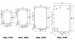 PLASTIC OPTATIVE BEHUIZING - PETROLEUMBLAUW 85.0 x 56.0 x 35.5mm