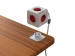 Stekkerdoos 5-Wegs 1.50 m Wit/Rood - Protective Contact