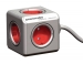 Stekkerdoos 5-Wegs 1.50 m Wit/Rood - Protective Contact