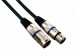 PAC123 XLR-KABEL - XLR MANNELIJK naar XLR VROUWELIJK - 10 m - ZWART