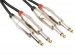 JACK KABEL - 2 x JACK 6.35 mm naar 2 x JACK 6.35 mm - MONO - 5 m