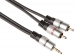 STEREOPLUG 3.5MM NAAR 2 x RCA AUDIOPLUG / PROFESSIONEEL / 1.50m