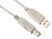 HQM601B18 USB 2.0 A-PLUG NAAR USB 2.0 B-PLUG /  KOPER / BASIS / 1.8 m / VERGULD / M - M
