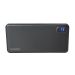 Draagbare Powerbank Lithium-Polymeer 8000 mAh USB Zwart