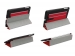 BESCHERMHOES MET INTELLIGENTE COVER EN ELASTISCHE BAND VOOR APPLE iPAD MINI - ROOD KUNSTLEER